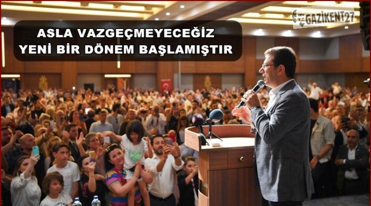 İmamoğlu: B&uuml;y&uuml;k bir seferberlik başlatmalıyız