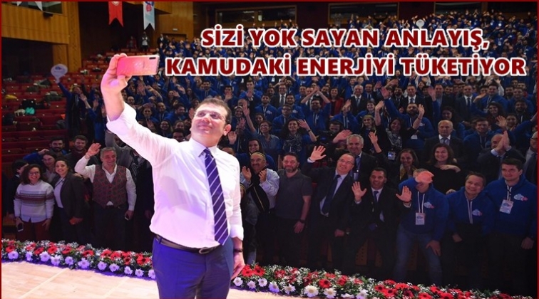 İmamoğlu, gen&ccedil;lere seslendi...