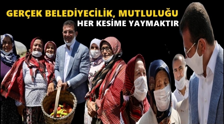 İmamoğlu &ldquo;Hasat Bayramı&rdquo;na katıldı