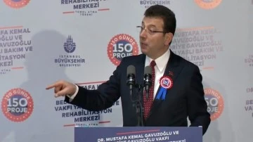 İmamoğlu: Hi&ccedil; kimsenin hakkını yemedim hakkımı da yedirmeyeceğim!