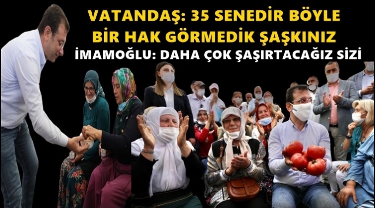 İmamoğlu, kadınlara verdiği s&ouml;z&uuml; tuttu