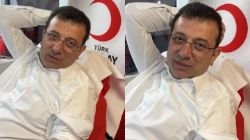 İmamoğlu kan verdi &ccedil;ağrı yaptı: Kızılay hepimizin...