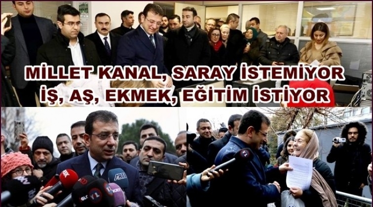 İmamoğlu, kuyruğa girerek itiraz dilek&ccedil;esi verdi