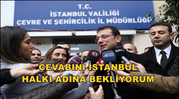 İmamoğlu mektubun i&ccedil;eriğini a&ccedil;ıkladı