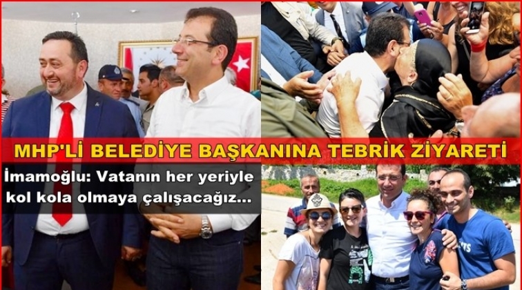 İmamoğlu, MHP'li&nbsp;Başkanı tebrik etti