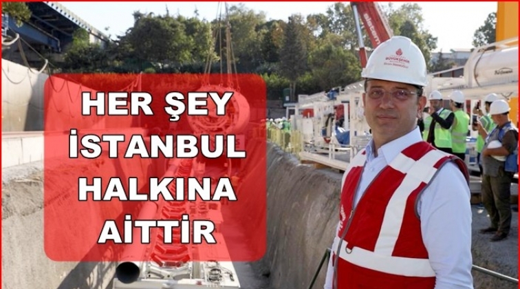 İmamoğlu m&uuml;jdeyi verdi...