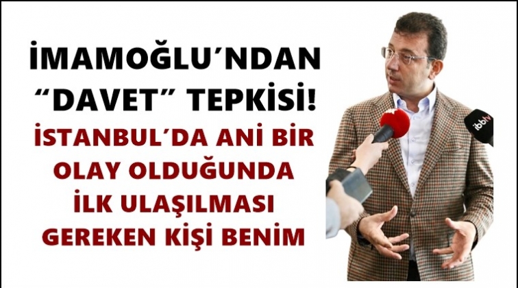 İmamoğlu: Ne demek istiyorsunuz siz?