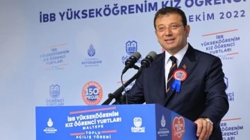 İmamoğlu: &Ouml;nceki y&ouml;netime g&ouml;re yurt sorunu yoktu!