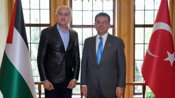 İmamoğlu, Ramallah Belediye Başkanını misafir etti