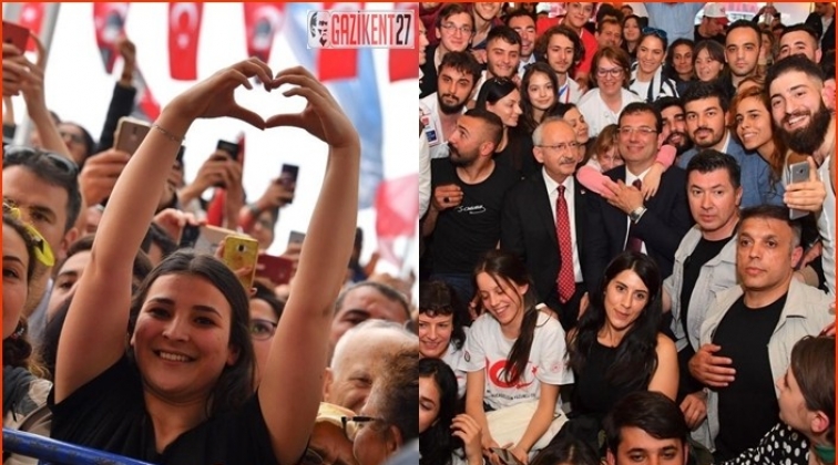 İmamoğlu, Samsun'da gen&ccedil;lerle buluştu