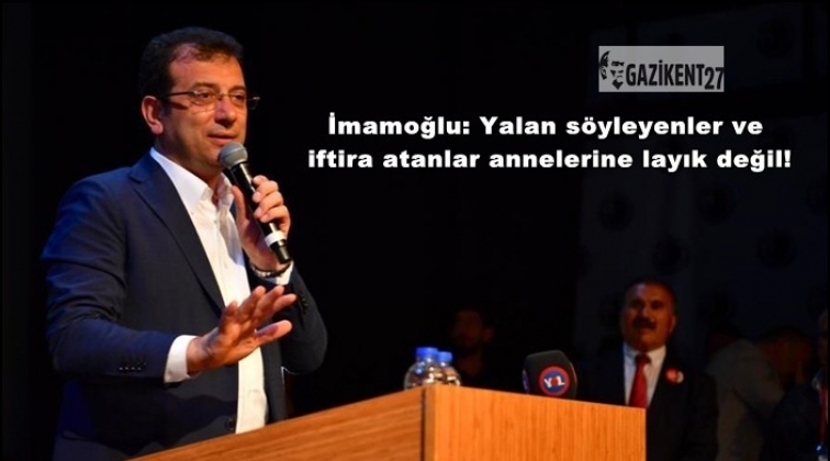 İmamoğlu: T&uuml;rkiye'de ahlak, yozlaşmış