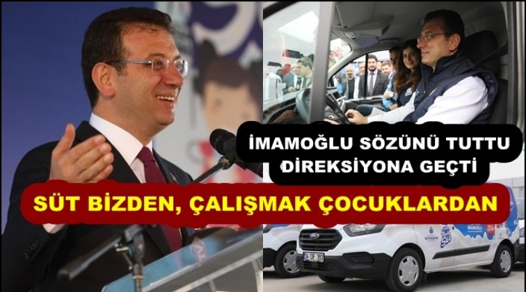 İmamoğlu, yeleğini giydi, şof&ouml;r koltuğuna oturdu