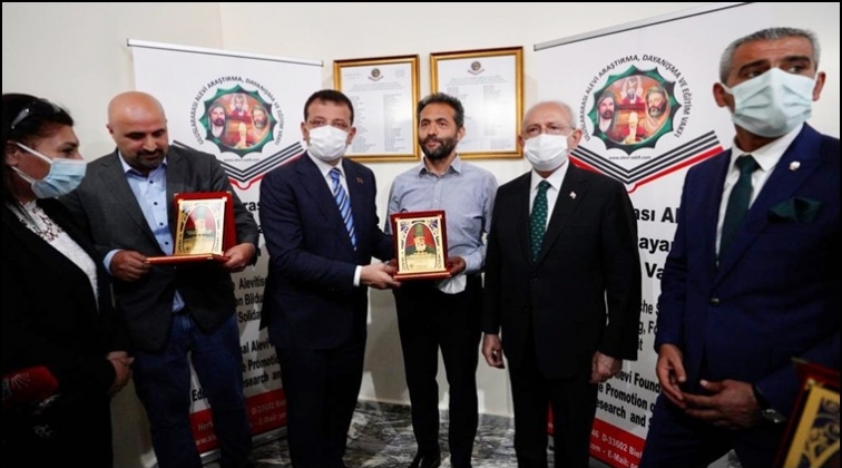 İmamoğlu'na 'Hacı Bektaş' hizmet &ouml;d&uuml;l&uuml;...