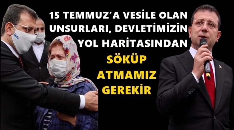 İmamoğlu'ndan 15 Temmuz mesajı