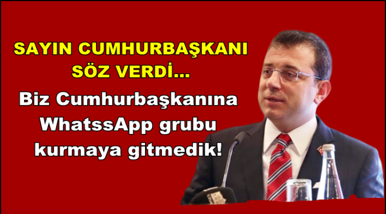 İmamoğlu&rsquo;ndan &ldquo;boğazda yetki&rdquo; &ccedil;ıkışı