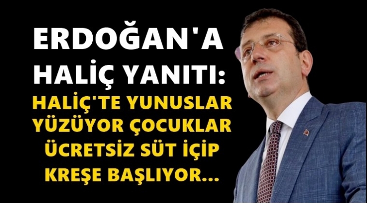 İmamoğlu'ndan Erdoğan'a jet yanıt