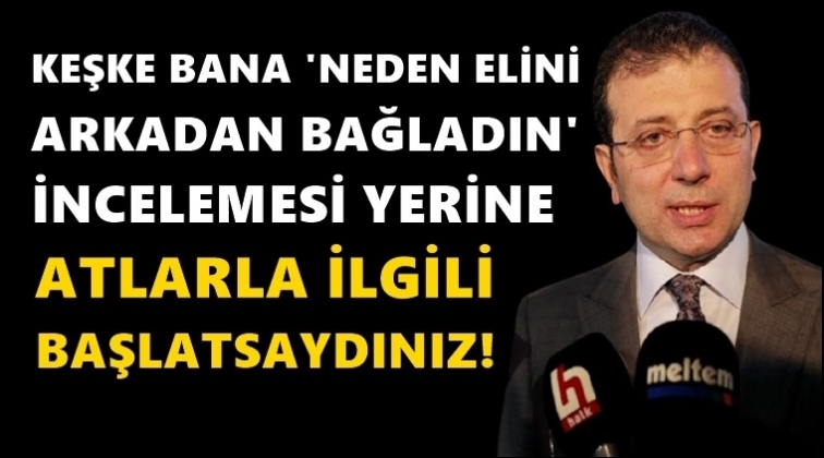 İmamoğlu'ndan Erdoğan'a yanıt...