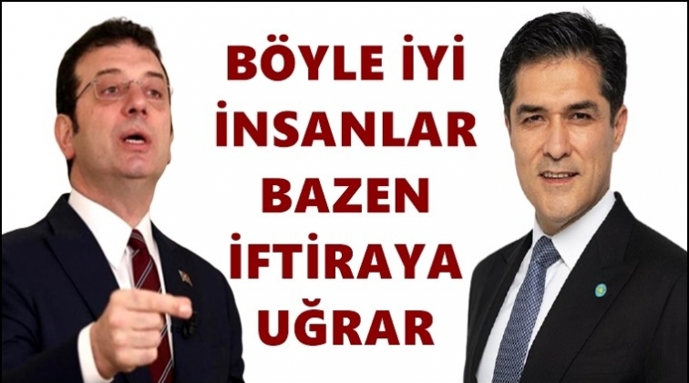 İmamoğlu&rsquo;ndan Kavuncu&rsquo;ya destek