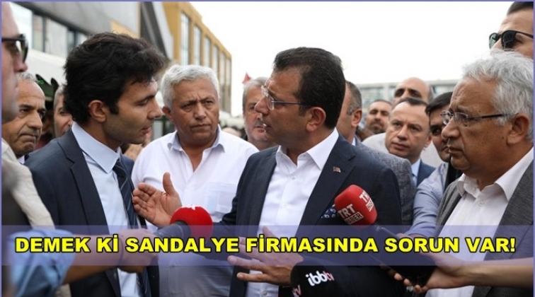 İmamoğlu'ndan koltuk a&ccedil;ıklaması