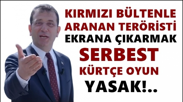 İmamoğlu'ndan 'K&uuml;rt&ccedil;e oyun' tepkisi...