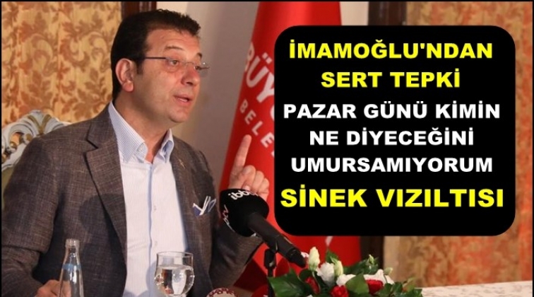 İmamoğlu&rsquo;ndan Soylu&rsquo;ya sert tepki