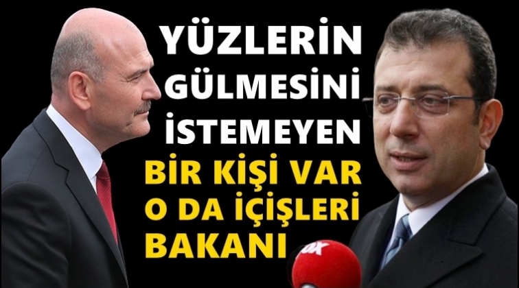 İmamoğlu'ndan Soylu'ya tepki Erdoğan'a &ccedil;ağrı...