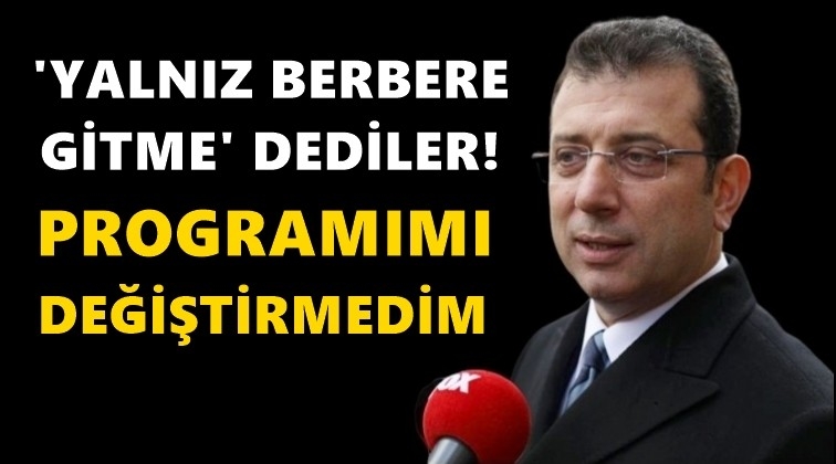 İmamoğlu'ndan suikast a&ccedil;ıklaması