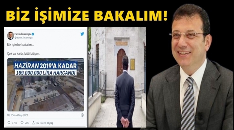 İmamoğlu'ndan tek c&uuml;mlelik yanıt...