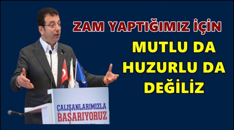 İmamoğlu'ndan ulaşım zammı yorumu
