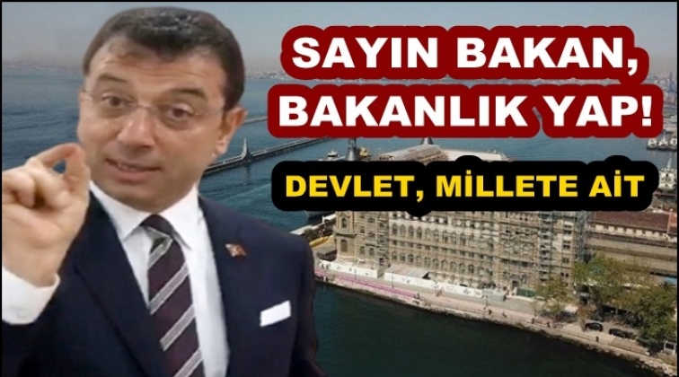İmamoğlu&rsquo;ndan Ulaştırma Bakanı&rsquo;na &ccedil;ağrı