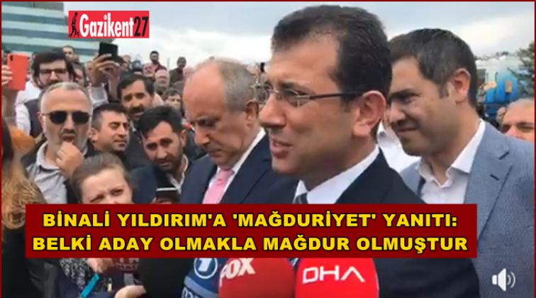 İmamoğlu&rsquo;ndan Yıldırım&rsquo;a &lsquo;mağduriyet&rsquo; yanıtı!
