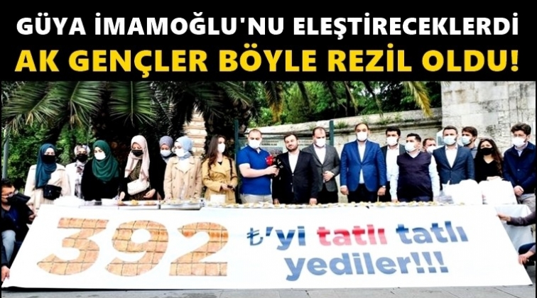 İmamoğlu'nu eleştirmek isterken b&ouml;yle rezil oldu!