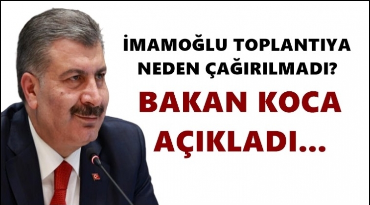 İmamoğlu'nun neden &ccedil;ağrılmadığını a&ccedil;ıkladı