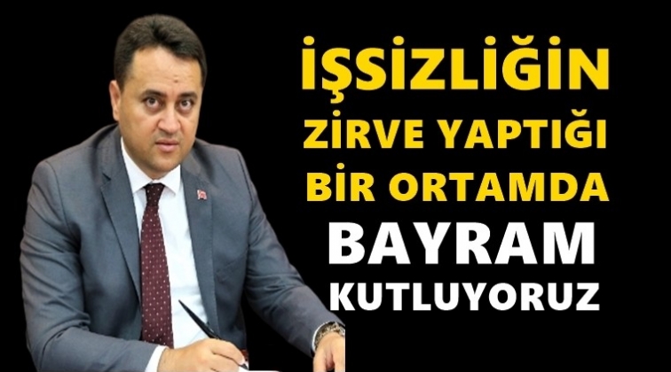 İMO Başkanı &Ccedil;elikt&uuml;rk'ten bayram mesajı