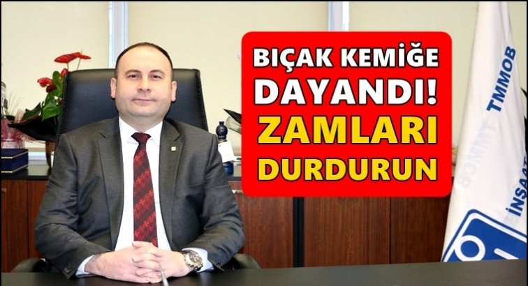 İMO: Müteahhitlerin dayanacak gücü kalmadı!