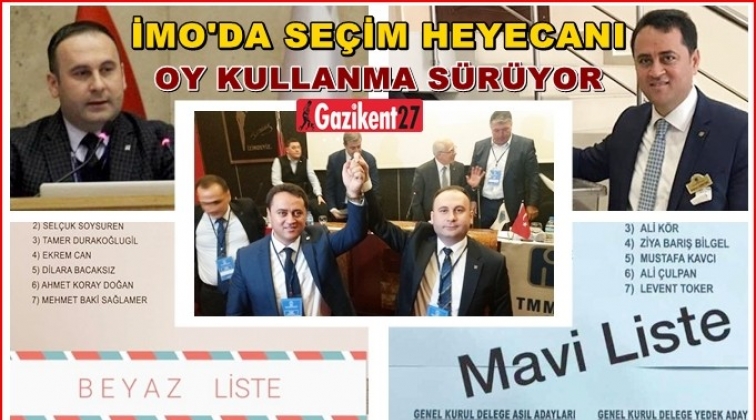 İMO'da oy kullanma başladı