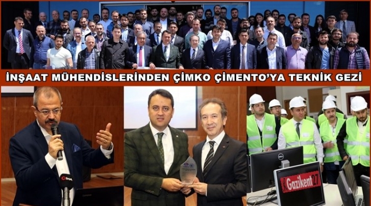 İMO'dan &Ccedil;imko'ya teknik gezi