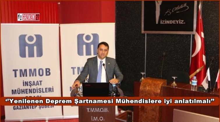 İMO'dan Meslek i&ccedil;i eğitim semineri