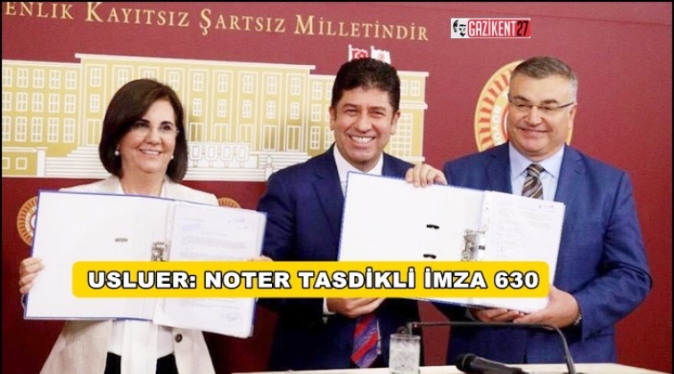 İmzalar Genel Merkez'de