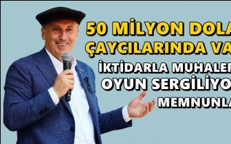 İnce: Erdoğan, 50 milyon dolar i&ccedil;in mi ka&ccedil;ar?