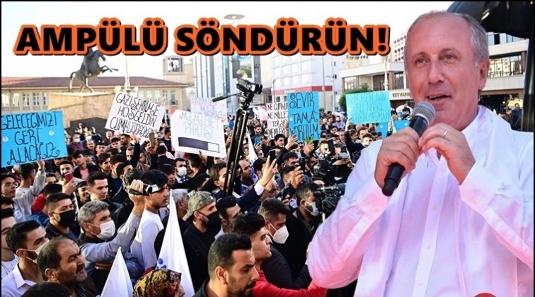 İnce Gaziantep'te konuştu: Amp&uuml;l&uuml; s&ouml;nd&uuml;r&uuml;n!