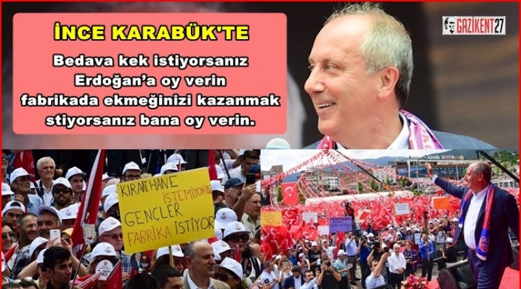 İnce: O sattıklarını kim yaptı!