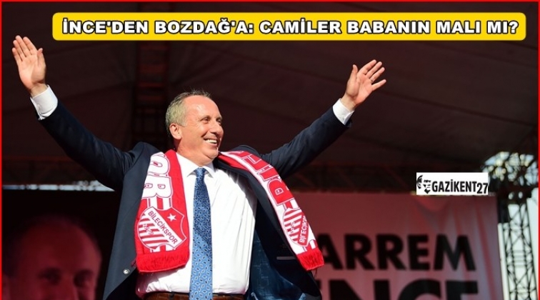 İnce&rsquo;den Bozdağ&rsquo;a: Nasıl bir utanmaz adamsın