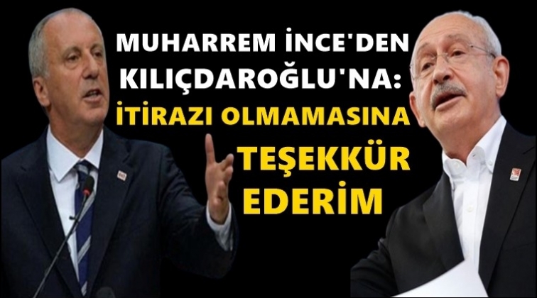 İnce&rsquo;den Kılı&ccedil;daroğlu&rsquo;nun s&ouml;zlerine yanıt