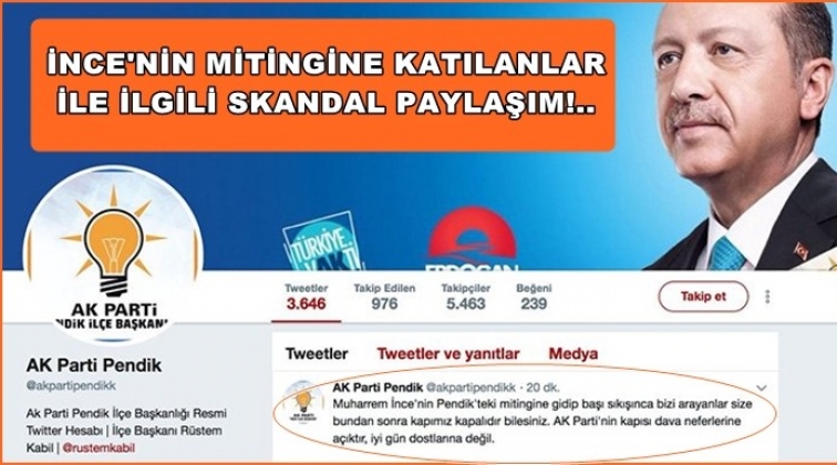 İnce&rsquo;nin mitingine gidenler bundan sonra&hellip;