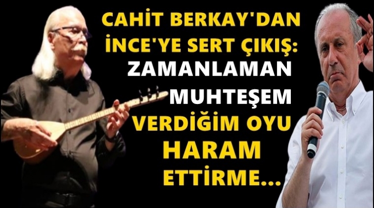 İnce'ye sert cevap: Verdiğim oyu haram ettirme