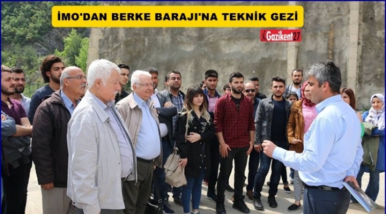 İnşaat M&uuml;hendisleri Berke Barajı'nı inceledi