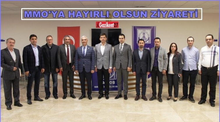 İnşaat m&uuml;teahhitleri Derneği'nden MMO'ya ziyaret
