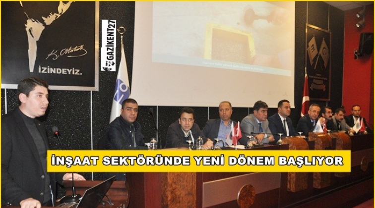 İnşaat sektörü için yeni dönem başlıyor