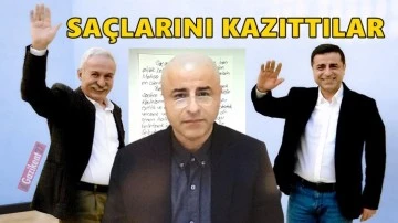 İranlı kadınlara destek i&ccedil;in sa&ccedil;larını kazıttılar...